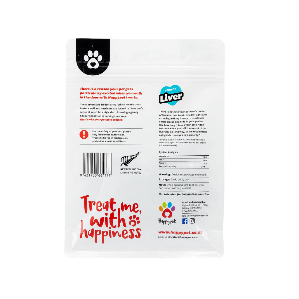 Venison Liver 70g - Cat and Dog Treat
