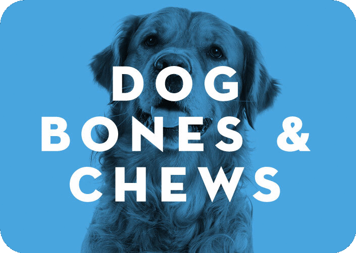 Happypet dog bones and natural New Zealand venison chews.