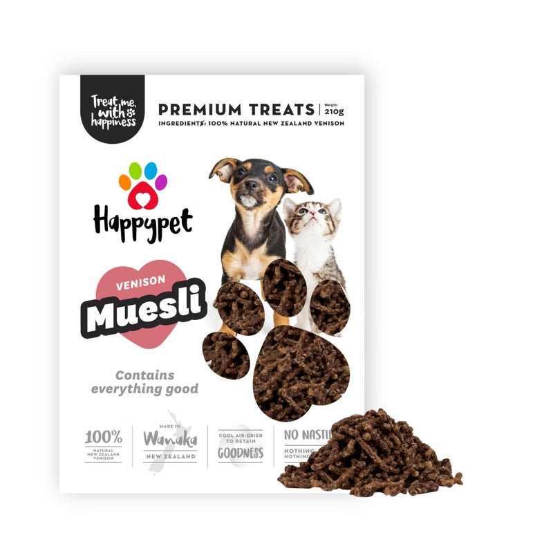Venison Muesli 210g - Dog/Cat Treat and Meal Topper